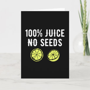 Carte 100% Jus sur graines