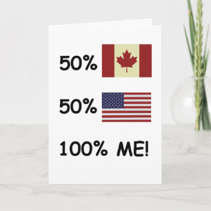 Carte 100% ME Canadian/American