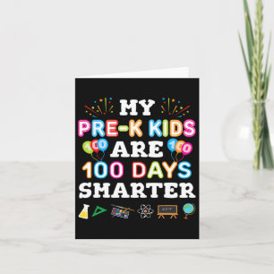 Carte 100e Jour De Cadeau Scolaire Pour Enseignant Présc