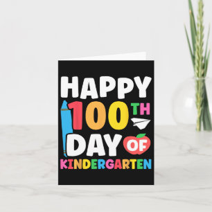Carte 100E Jour De Maternelle Enfants 100 Jours D'École