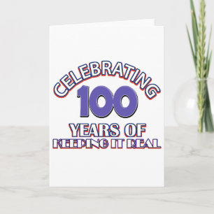 Carte 100th conceptions drôles d'anniversaire