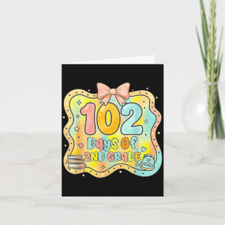 Carte 102 jours de 2e année chic 102 jours de deuxième