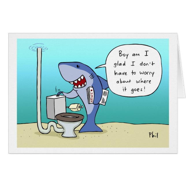 Carte 104 (frontière) de bande dessinée de Shaaark (Devant horizontal)
