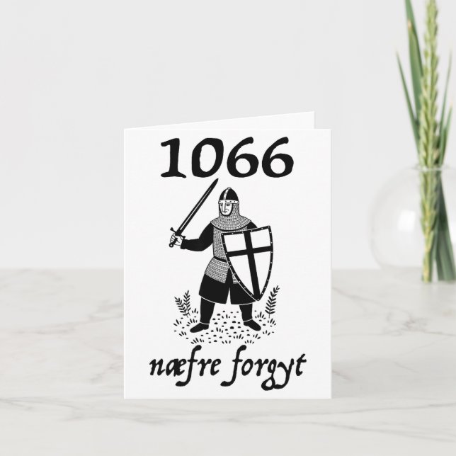 Carte 1066 Ne Jamais Oublier Naefre Forgyt Drôle Histoir (Devant)
