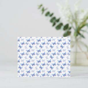 Carte (10,8 x 14,2 cm) - Butterfly Pattern
