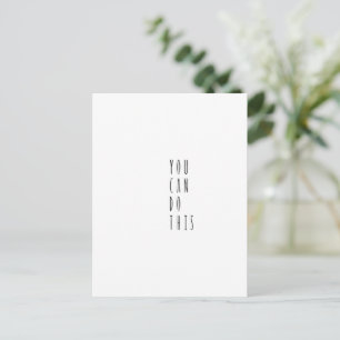 Carte (10,8 x 14,2 cm) - You Can Do This
