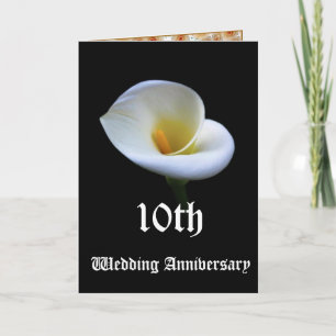 Carte 10e anniversaire du mariage