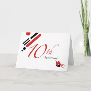 Carte 10e anniversaire (mod birds)