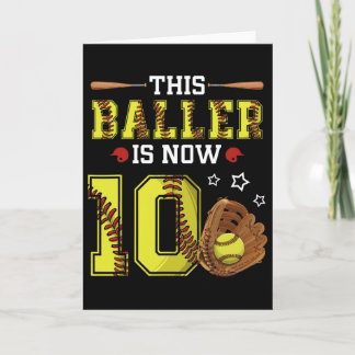 Carte 10e anniversaire Softll Ce Ller a maintenant dix 1