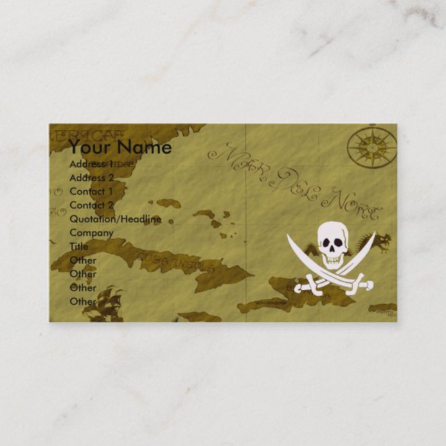 Carte #12 de Jack Rackham (Devant)