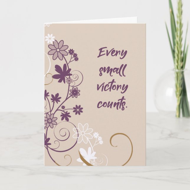 Carte 12 Étapes de récupération Encouragement des tourbi (Devant)
