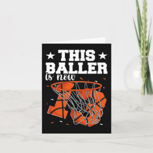 Carte 13e anniversaire garçons de basket-ball