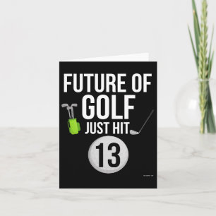 Carte 13e Anniversaire Golf T Chemise 13 Anniversaire Gi