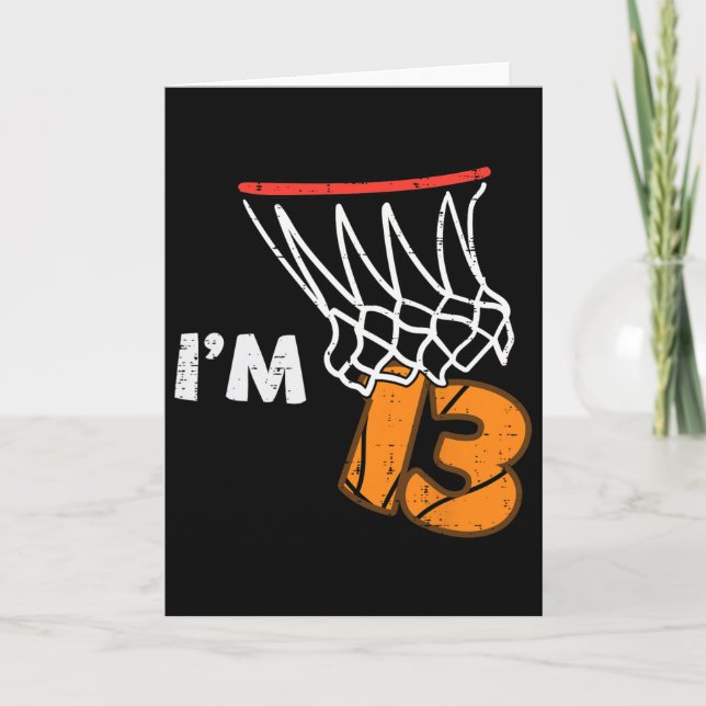 Carte 13th Birthday Sketll Im 13 Thirteen Year Old Bday  (Devant)