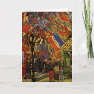 Carte 14 juillet Fête à Paris par Vincent van Gogh