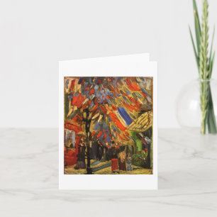 Carte 14 juillet Fête à Paris Van Gogh Art