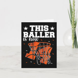 Carte 14e anniversaire garçons de basket-ball