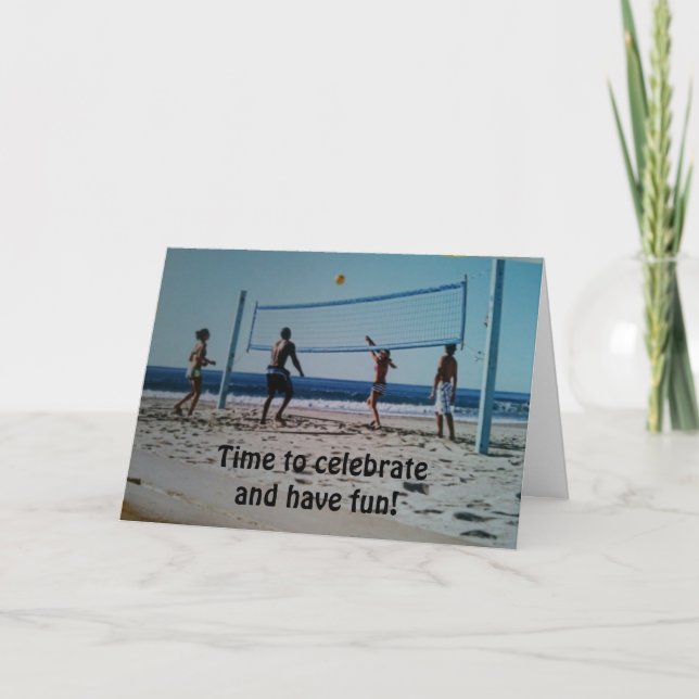 Carte "15e ANNIVERSAIRE" EST LE TEMPS DE S'AMUSER/CÉLÉBR (Devant)