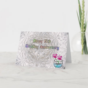 Carte 15ème Anniversaire de mariage