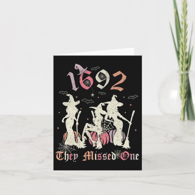 Carte 1692 Ils en ont manqué un Salem Vous avez manqué u (Devant)