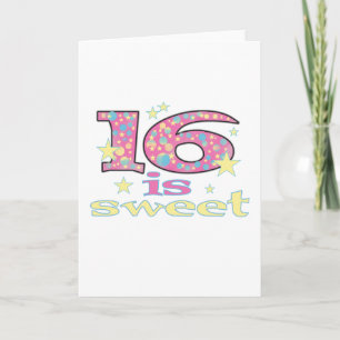 Carte 16 est sucré