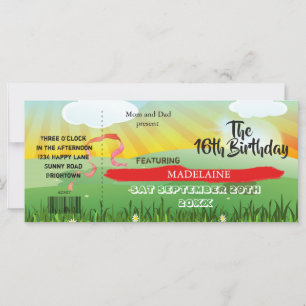 Carte 16E anniversaire Rustic Festival Musique