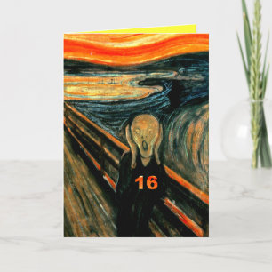 Carte 16èmes cadeaux d'anniversaire drôles !