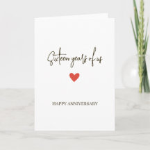 16th Anniversary – Sixteen Years of Us