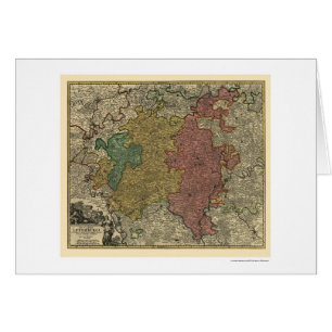 Carte 1712 du luxembourgeois l'Europe