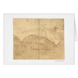 Carte 1760 de l'Alexandrie VA George Washington