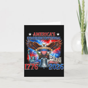 Carte 1776-2026 États-Unis 250e anniversaire 4 juillet