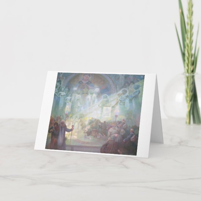 Carte #17 Mont Saint Athos, Mucha (Devant)