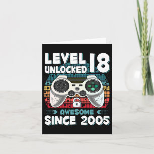 Carte 18ans Anniversaire Son Garçon Amusant Joueur 18e 1