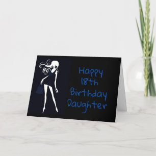 Carte "18e ANNIVERSAIRE À NOTRE BELLE FILLE" 