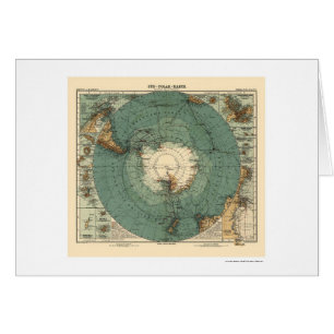 Carte 1912 de l'Antarctique
