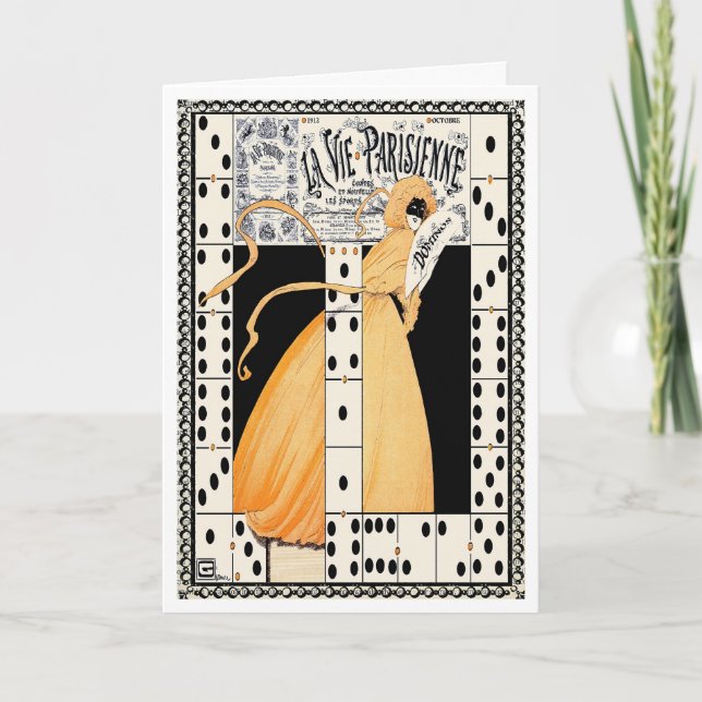 CARTE 1912"LAISSEZ LES JEUX COMMENCER"ART DÉCO FRANÇAIS  (Devant)