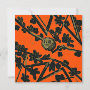 Carte 1925 Art Déco Paris France parfum