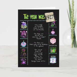 CARTE 1927