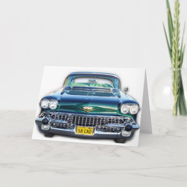 CARTE 1958 CADILLAC (Devant)