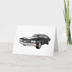 Carte 1970 Chevelle SS : Fin noire :