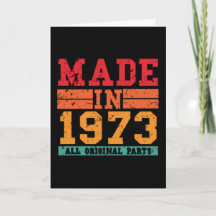 Carte 1973 Birthday Vintage Saying