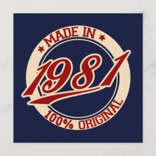 CARTE 1981