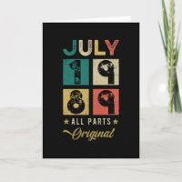 1989 Juillet Anniversaire Rétro