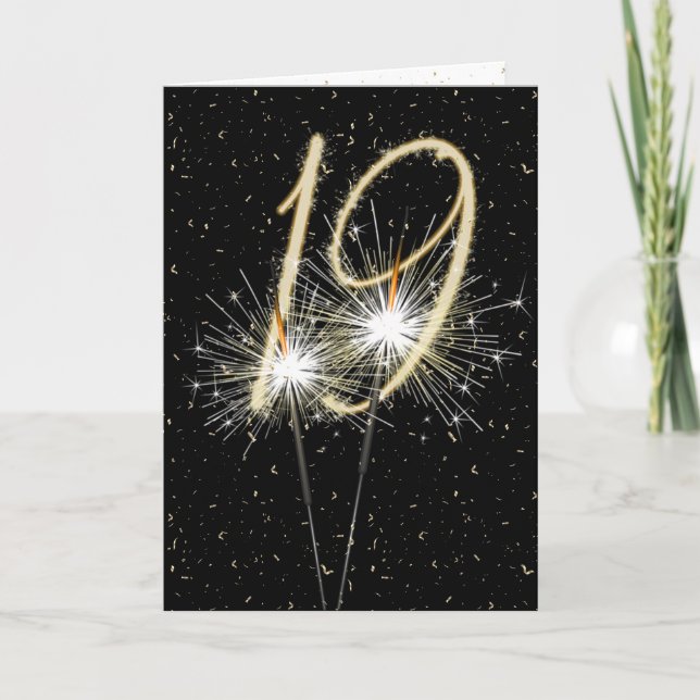 Carte 19e anniversaire du mariage (Devant)
