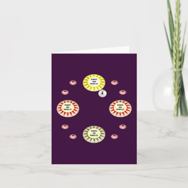 Carte 1 000 Points Pinball (Devant)
