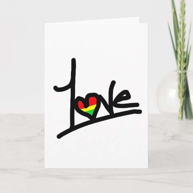 Carte 1 amour (Devant)