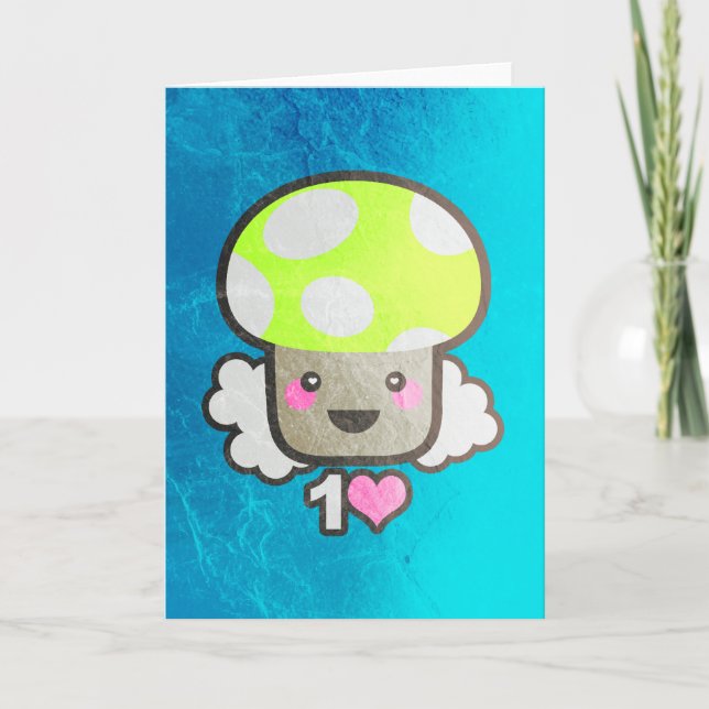 Carte 1 amour (carte de voeux) (Devant)