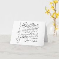 1 Corinthians Amour est Patient Mariage Fiançaille