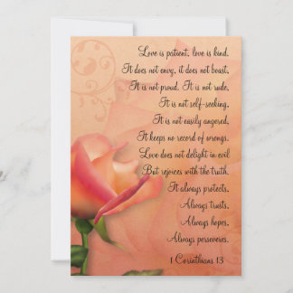 Carte 1 Corinthiens 13 L'amour est Patient Mini Prints