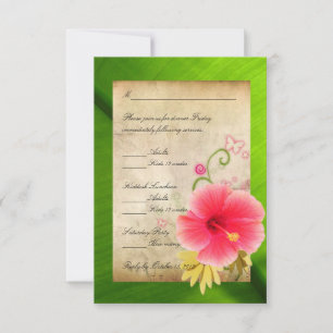 Carte 1 de réponse de RSVP